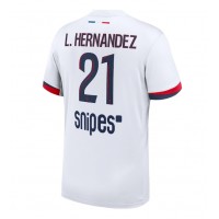 Paris Saint-Germain Lucas Hernandez #21 Vonkajší futbalový dres 2025-26 Krátky Rukáv